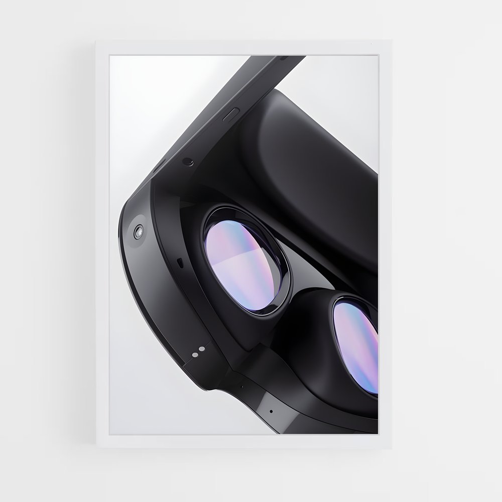 Poster Vision Futuriste – affiche Consoles (vue 3)